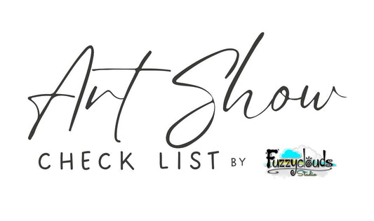 Art Show Check List